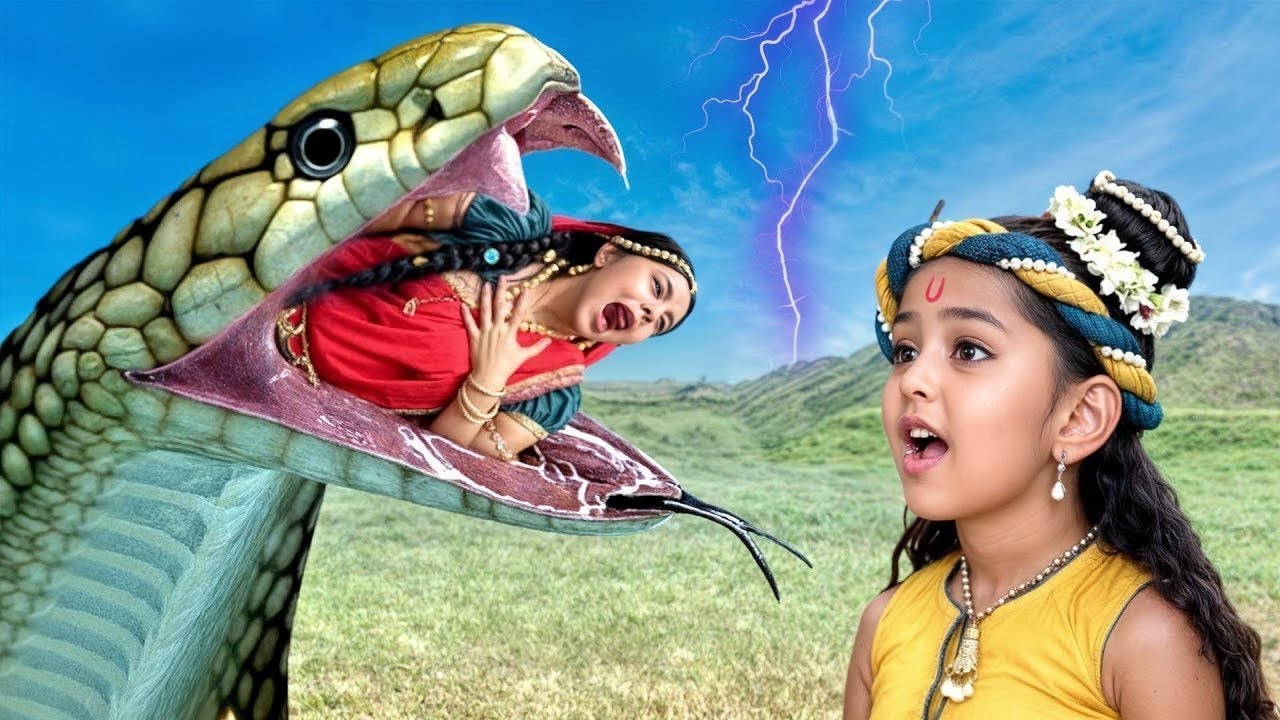 मैया यशोदा को सांप के मुख से निकाल पाएंगे कृष्ण ? | श्री कृष्ण लीला | Yashomati Maiyaa Ke Nandlala