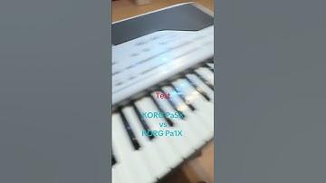 KORG Pa5X vs KORG Pa1X #korg #korgpa5x #music #ritmosparakorgpa700