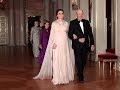 Royals arrive at official dinner for Duke and Duchess of Cambridge in Norway