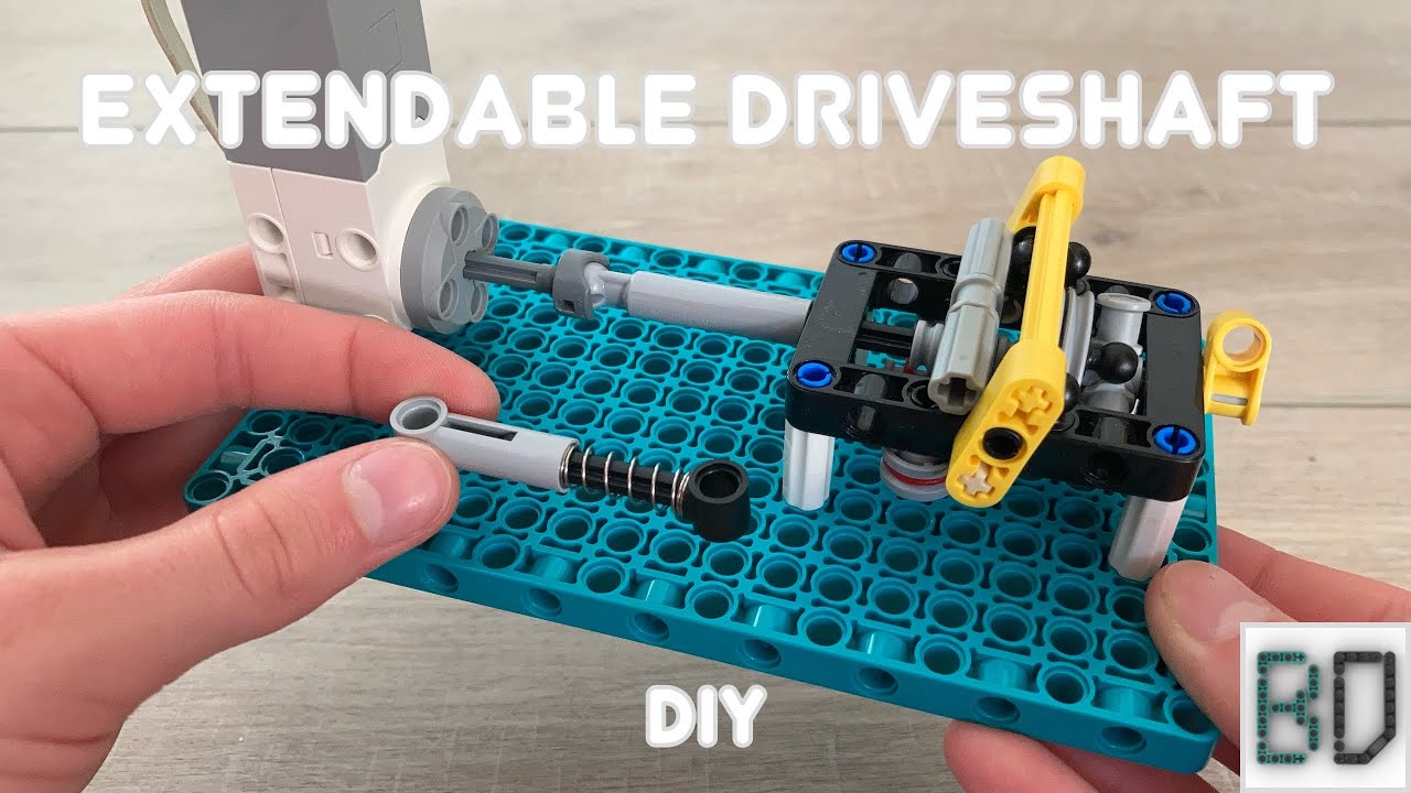 DIY Extendable Driveshaft Lego Technic YouTube