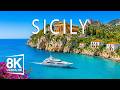 Sicily 8K Ultra HD 🌊 Discover The Most Stunning Beaches, Taormina &amp; Mediterranean Coast