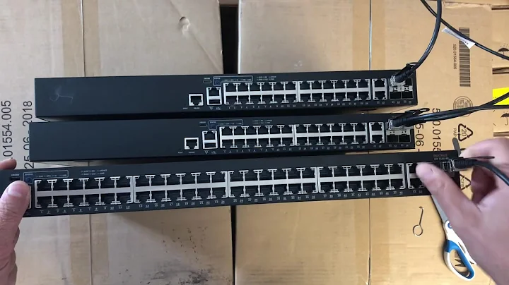 Connecting DAC cables on ICX7150-24 /48 port stacked switches