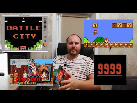 Денди из АШАН за 1000 рублей. Обзор приставки. 300 игр. Играем в денди. Марио, танки, Чип и Дейл.