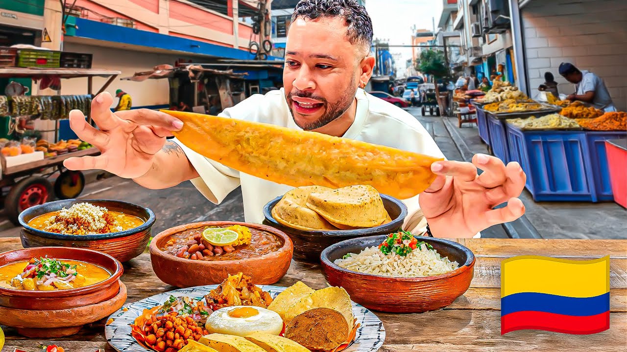 🔥 Probando la COMIDA CALLEJERA más DELICIOSA de Barranquilla 🇨🇴🤤