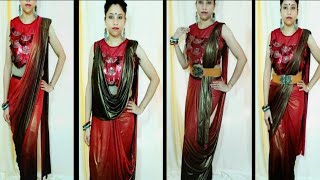 Ready to Wear sari को पांच नए तरीकों से पहनना सीखें ||How to Wear sari ||party Draping #sariseries