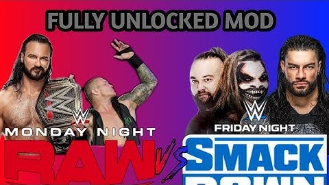 WR3D 2K20 SMACK DOWN VS RAW MOD FULLY UNLOCKED MOD LINK DESCRIPTION