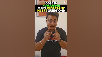 Human Eye And The Colourful World Class 10 | Most Important NCERT Questions | Physics #cbse2024