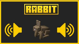 🟨 ALL EFFECTS SOUNDS OF THE RABBITS - Minecraft Bedrock & Java 🟨