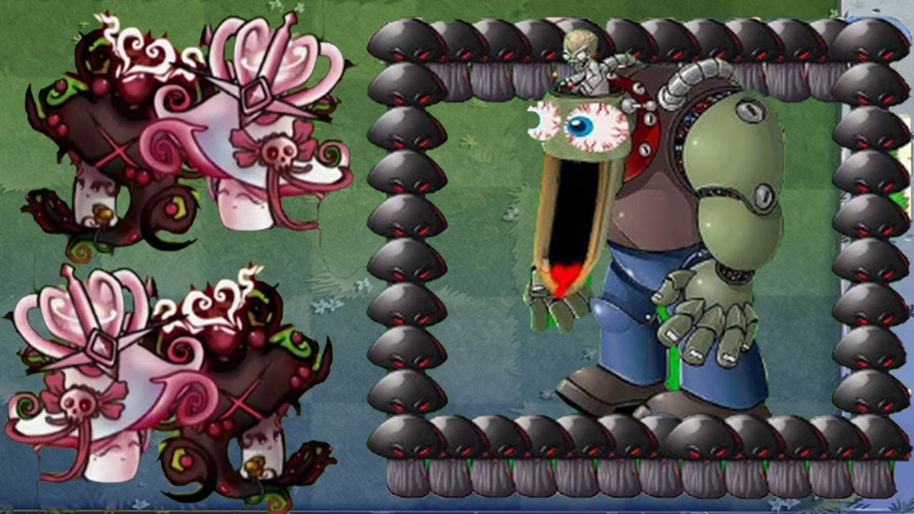 Doom Cob Cannon X Doom Cannon X Doom Shroom vs Dr.Zomboss Giga - Plants ...
