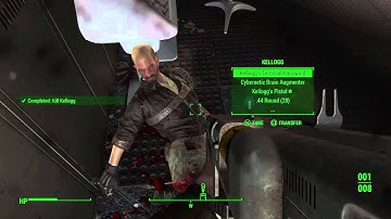 Fallout 4 How to kill Kellogg in seconds (No commentary)
