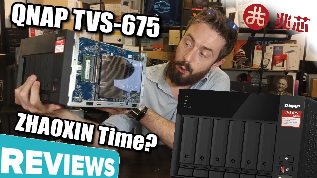 QNAP TVS 675 NAS Review - Is it ZHAOXIN Time? - YouTube