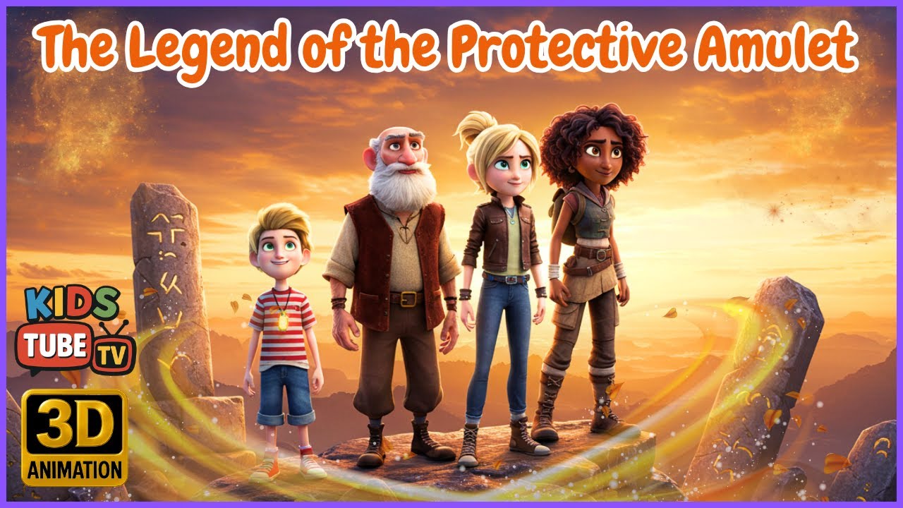 ✨ Fairy Tales | The Legend of the Protective Amulet [English] (Cartoon for Kids & Bedtime Stories) ✨