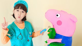 이가 썩었어요!! 병원에 가서 치료받아요!  Pretend play animal hospital for kids  - 슈슈토이 Shushu ToysReview