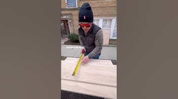 Math in the Wild - Split a Board Evenly #maths  #appliedmath #geometry #teacher #carpentry #hacks