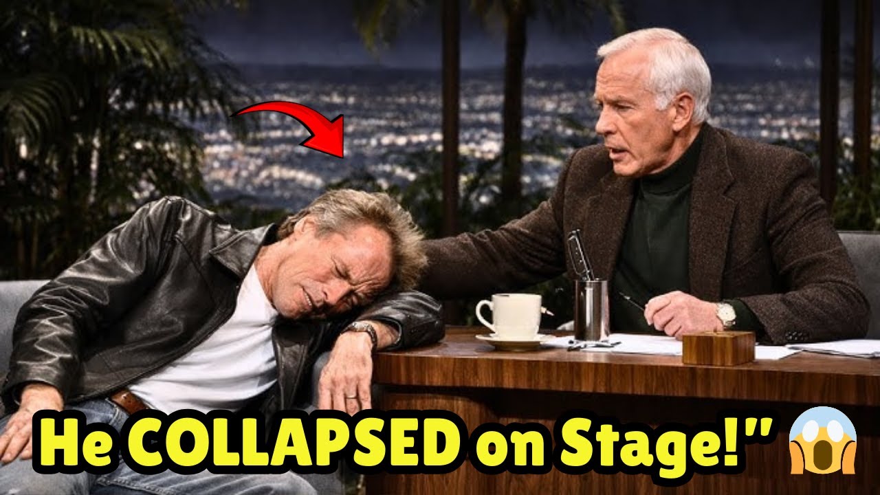 Clint Eastwood COLLAPSED During His FINAL Interview with Johnny Carson  The Audience Froze!