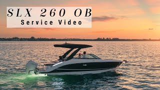 SLX 260 Outboard Service Video | SLX Model Family | Sea Ray Boats