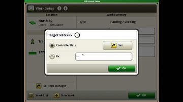 How to Setup Rate Settings for Planting on a John Deere Gen 4 Display