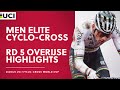 Round 5 - Men Elite Highlights | 2020/21 UCI Cyclo-cross World Cup - Overijse