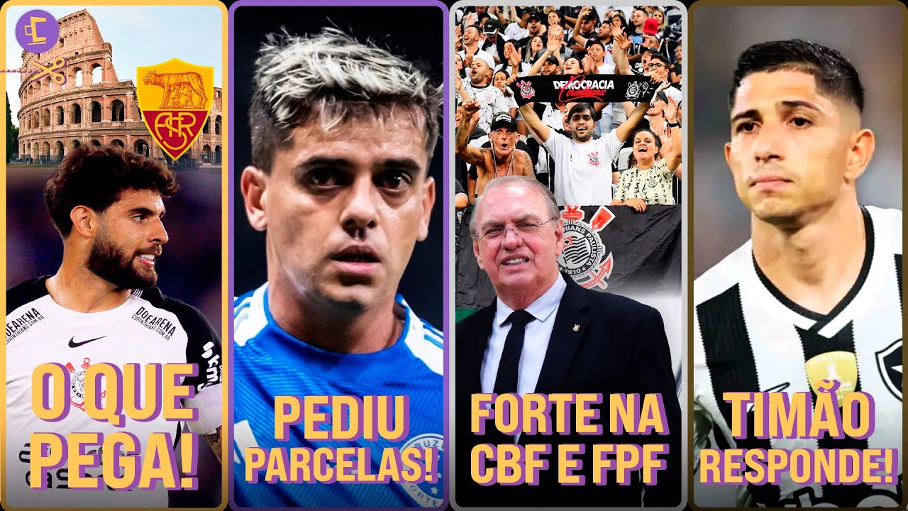 Yuri viajou para acertar com a Roma? I Fagner pede parcelas I Corinthians responde por Savarino e + 