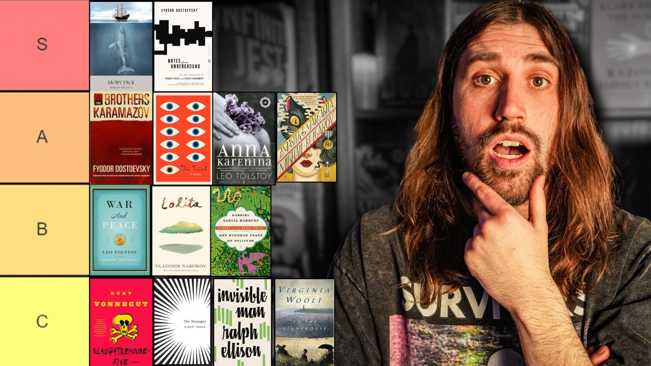 Tier Ranking 100 Classic Novels