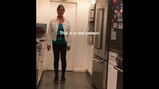 Lady dances in kitchen with no foot pain from the help of Good Feet Arch Supports