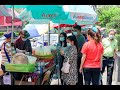 [4K] Thai street food on lunchtime "Soi Langsuan" in Bangkok