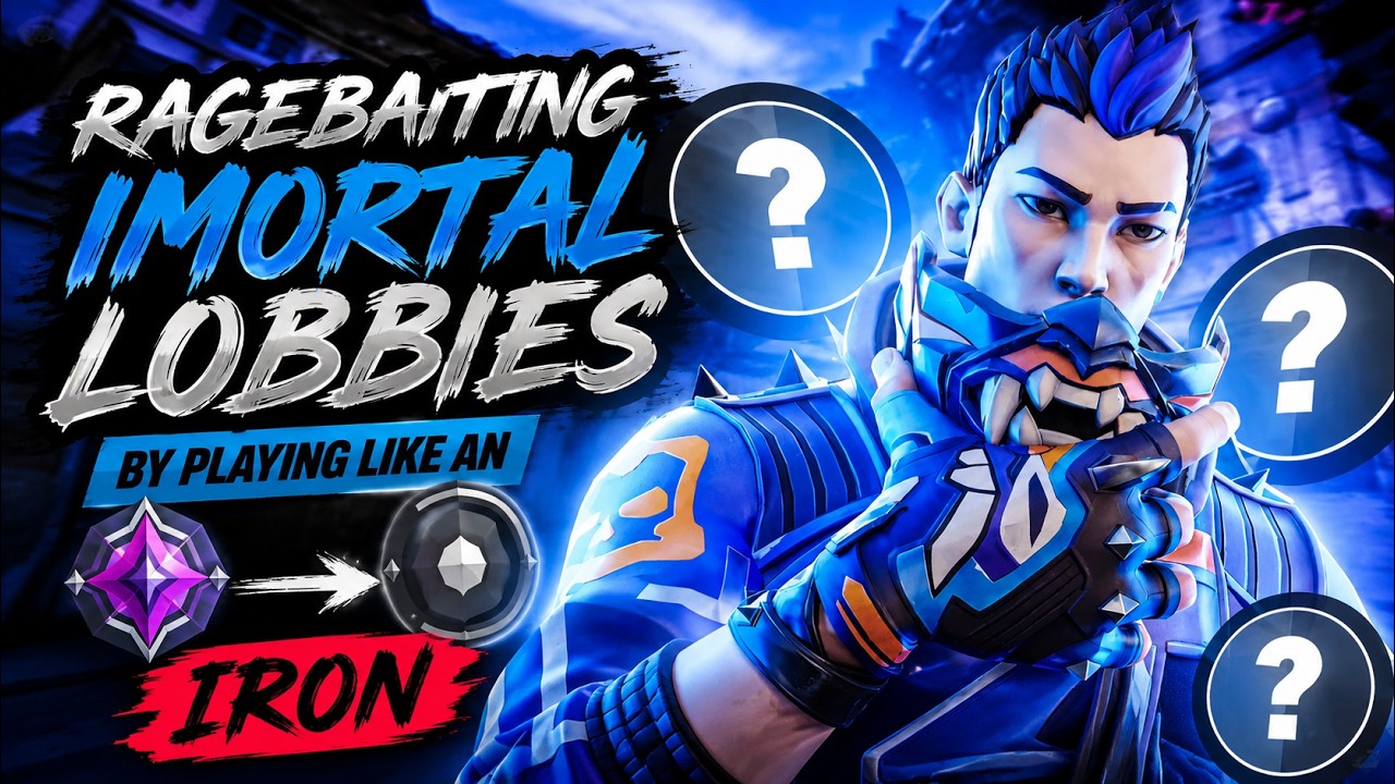 Ragebaiting Imortal Lobbies by Playing like an Iron