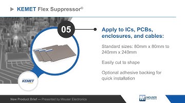 KEMET Electronics Flex Suppressor® — New Product Brief | Mouser Electronics