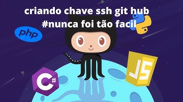 como configurar uma chave ssh no git github windows passo a passo 2022