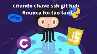 como configurar uma chave ssh no git github windows passo a passo 2022