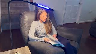 Gooseneck LED Floor Lamp for Home Office Studio, RGB &amp; Dimmable Bright Task Light, Standing Lamps