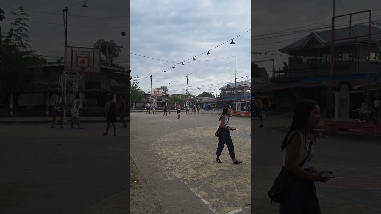 Afternoon pick up game in the Philippines