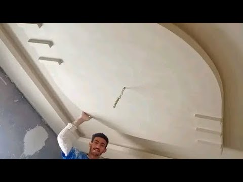 How to mark latest false ceiling design for bedroom || gypsum false ...