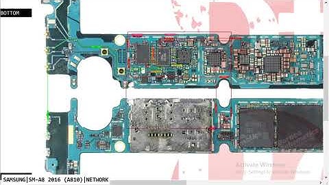 Samsung A8 2016 SM A810 Netwark Ic No Service Emargency Call Problem Hardware Solution