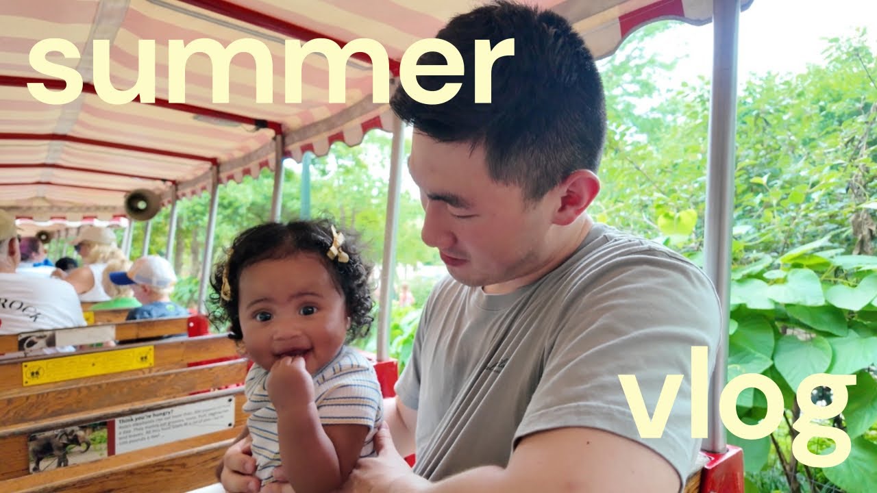 Summer Vlog ☀️ | A day at the St. Louis Zoo🐯 | AMBW 👩🏾‍❤️‍👨🏻