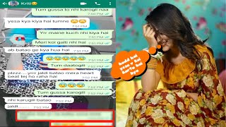 prank on my boyfriend long distance relationship ❤️ most heart touching video @boy chat girl Resimi