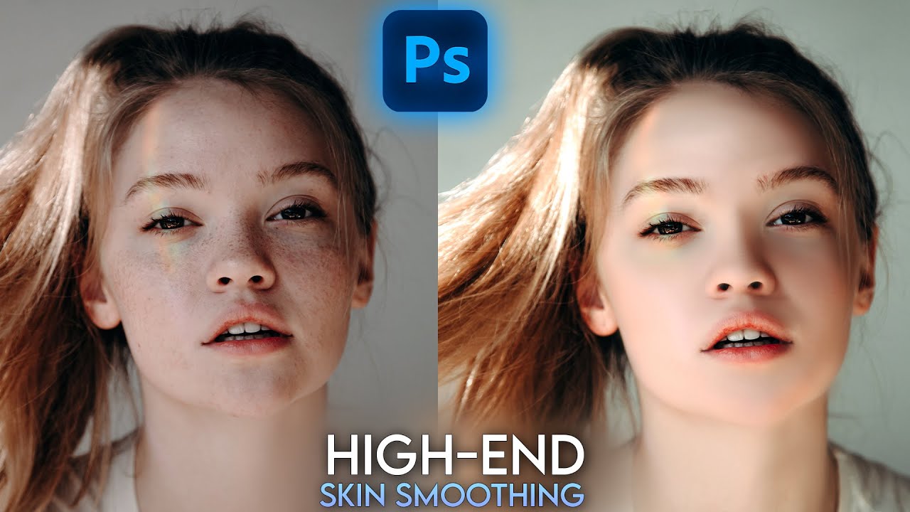 High-end skin Smoothing and Softenig in Photoshop | 