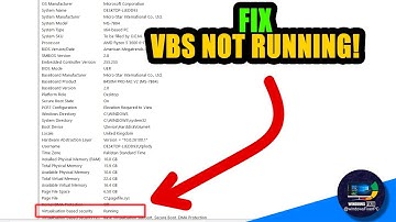 ✅ VT Enabled but VBS Still Disabled in Windows? | Fix Virtualization-Based Security Not Working
