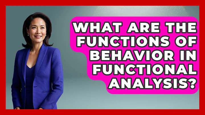 What Are The Functions Of Behavior In Functional Analysis? - Answers About Autism