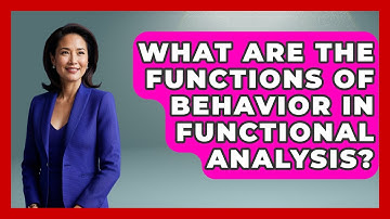 What Are The Functions Of Behavior In Functional Analysis? - Answers About Autism