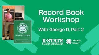 Record Books: How to Make Them and Why You Should Care, part 2