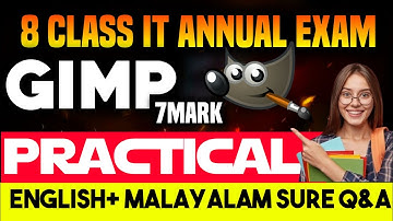 8th Class / 8th ICT Annual Exam 2025 / 8th Std IT Practical Exam Questions 2025 / 8 Class IT public