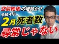 【公式発表は1ヶ月後だけど】2月の死者数がヤバそうな件