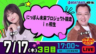 ボートレース桐生（公式）の配信のサムネイル画像