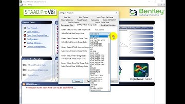STAAD Pro V8i Introduction part 2