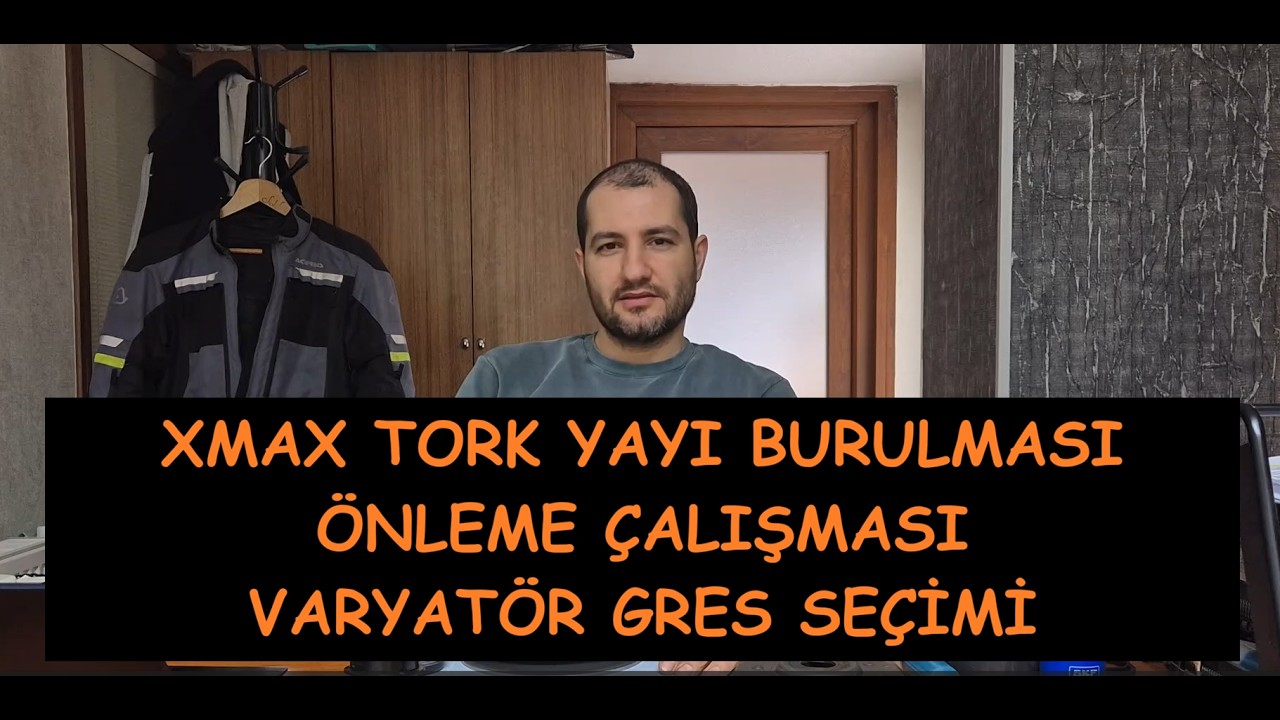 #Xmax kompresyon anında kayışa binen yükün azaltılması için yaptığım inceleme, arka varyatör gresi