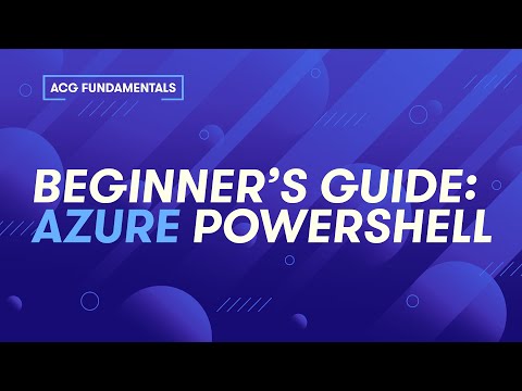 Beginner's Guide: Azure PowerShell