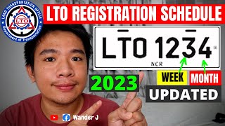 LTO MV REGISTRATION SCHEDULE | KAILAN BA DAPAT MAGPAREHISTRO NG MOTOR VEHICLE sa LTO? | UPDATED