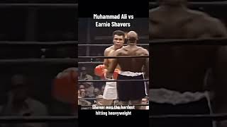 Ali vs Earnie Shavers | The Greatest Survives a Monster Punch 🐐🥊 #ali #boxing #shorts
