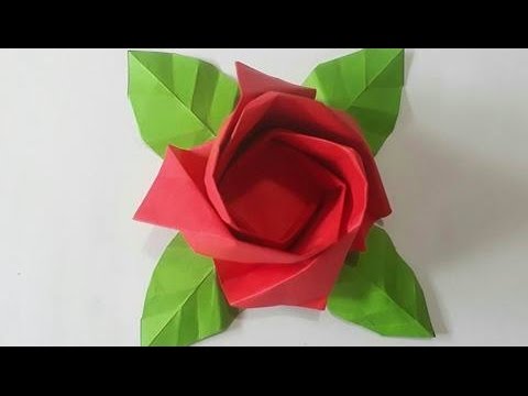 Rosa De Papel Origami Audio Espanol Youtube